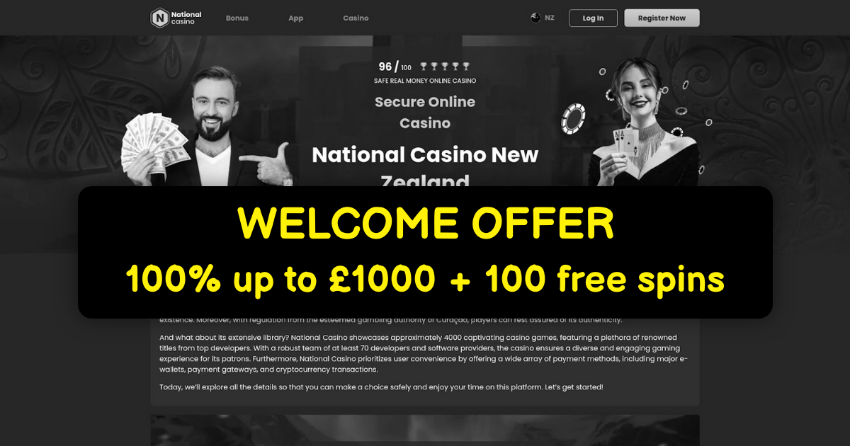 National Casino - Play Online & Exclusive UK Bonuses