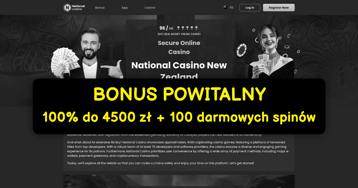 National Casino - Gry Online i Bonusy w Polsce
