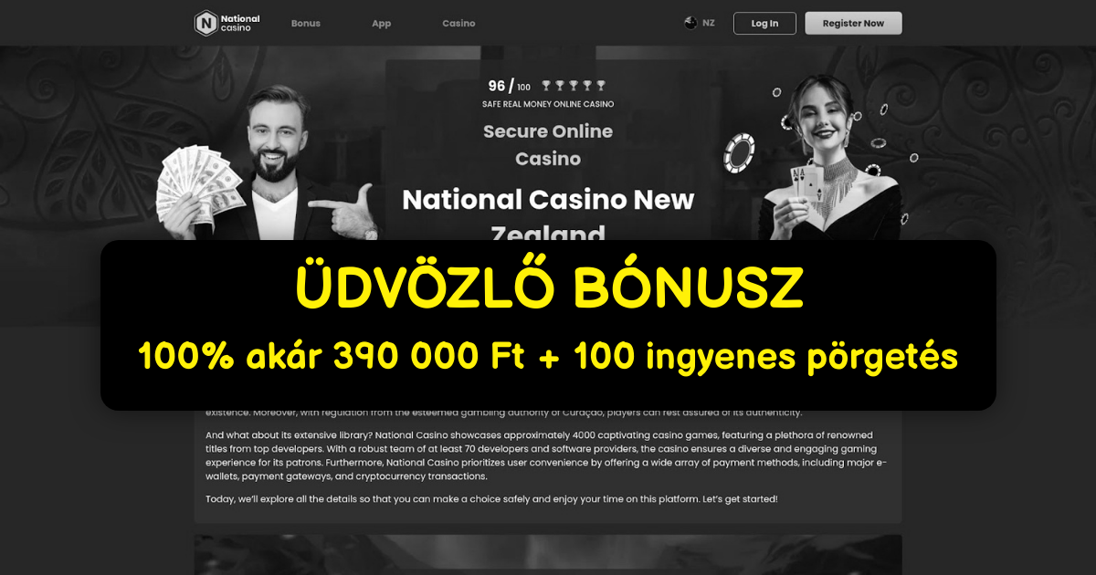 National Casino - Online Játékok & Exkluzív Bónuszok